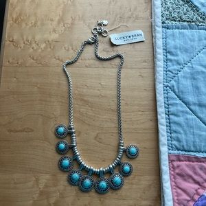 Lucky Brand Turquoise Stone Necklace